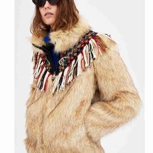 One-of-a-Kind Zara Faux Fur Coat